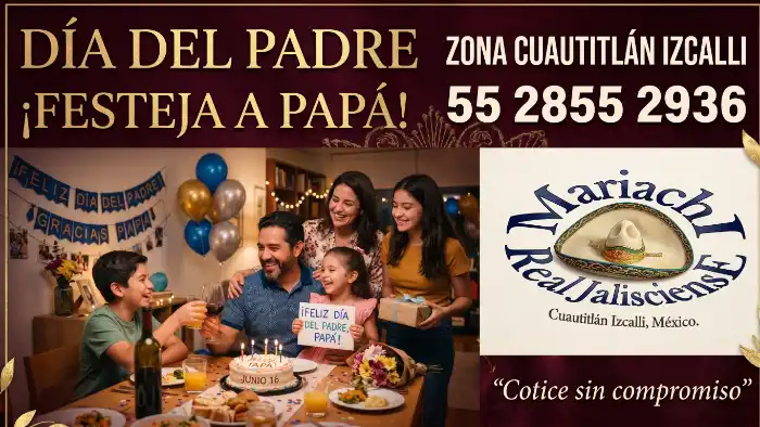 Festeja a papá con mariachi en Izcalli precios